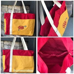 Vtg AAA Large Tote bag